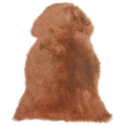 Beliani Sheepskin Rug Uluru Light Brown 65 X 110 Cm - thumbnail 1