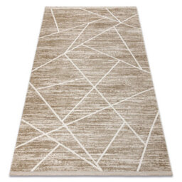 RugsX Modern Carpet Duke 51557 Beige / Cream - Geometric, Structured, Very S  200X290 Cm - thumbnail 1