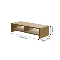 2 Tier Wooden Computer Monitor Stand - thumbnail 2