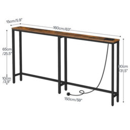 Console Table, Behind Sofa Hallway Couch Table - thumbnail 2