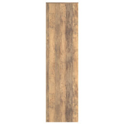 Osaka Tall Triple 2 Drawer Wardrobe In Vintage Oak (Ready Assembled) - thumbnail 2