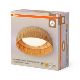Osram Decor Bamboo Paper Ceiling Light Led 300mm E27 1200Lm 12W 3000K Warm Light - thumbnail 2