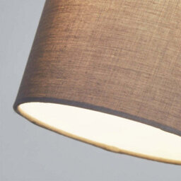 Lighting Collection Tall Form Luxe Fabric Cylinder Pendant Shade - thumbnail 4