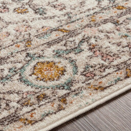 Livabliss Ankara-Vintage Pink Grey Traditional Boho Living Dining Bedroom Rug 120 X 170 Cm Easy Care, Non Shedding - thumbnail 3