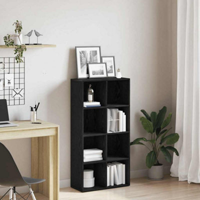 Berkfield Bookcase Black Oak 66X30X130 Cm Engineered Wood - image 1