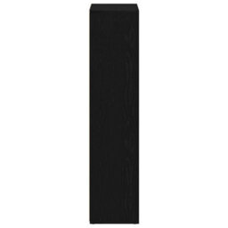 Berkfield Bookcase Black Oak 66X30X130 Cm Engineered Wood - thumbnail 6