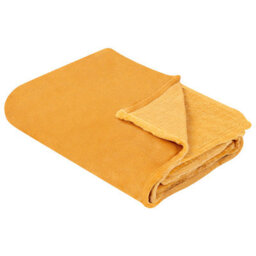 Beliani Blanket Bayburt 200 X 220 Cm Orange