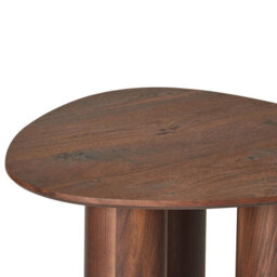 Wyld And Coco Dark Engineered Wood Coffee Table 75 X 75 Cm Retro Triangle - thumbnail 6