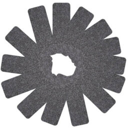 Garden Sanctuary 14 Pcs Anti Slippery Stair Tread Carpet For Wooden Steps, Self Adhesive Stair Treads Mat, Dark Grey, L55 X W20 Cm - thumbnail 3