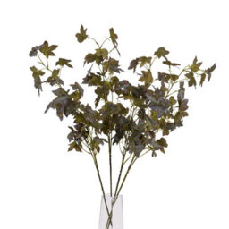 Wyld Haus Set Of 3 Variegated Maple Leaf Artificial Flower Stems 970mm - thumbnail 2