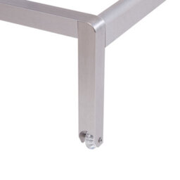 Beliani Sun Lounger Fossato Reclining Metal White - thumbnail 7