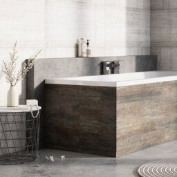 Plum&clay Condense Metallic Effect End Bath Panel (W)800mm