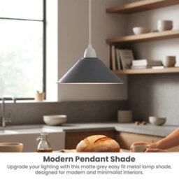 Cone Lamp Shade Metal Easy Fit Ceiling Pendant Light Shade Modern Lampshade For Table Floor Lamp Living Room Bedroom - thumbnail 9