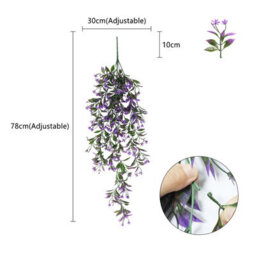 2 Pack Artificial Hanging Plant 78Cm Fake Plants For Garden Kitchen - thumbnail 2