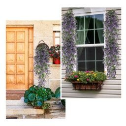 2 Pack Artificial Hanging Plant 78Cm Fake Plants For Garden Kitchen - thumbnail 6