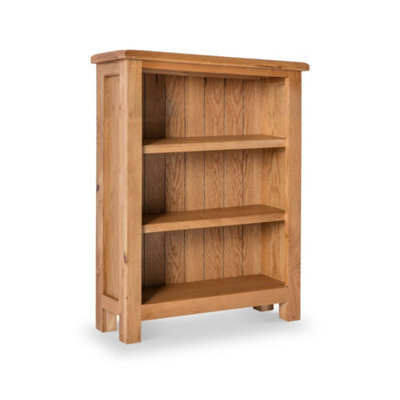 Surrey Oak 3 Tier Small Bookcase - By Roseland Furniture - image 1