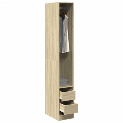 Vidaxl Wardrobe Sonoma Oak 30X50X200 Cm Engineered Wood - image 1
