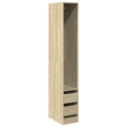 Vidaxl Wardrobe Sonoma Oak 30X50X200 Cm Engineered Wood - thumbnail 2