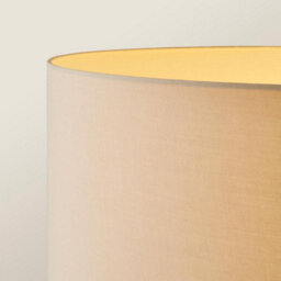 Valuelights Tavel Brushed Gold Floor Lamp With Table And Cream Shade - thumbnail 5