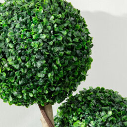 Homcom Artificial Plant Boxwood Ball Topiary Tree Indoor Outdoor, 90Cm - thumbnail 8