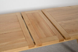 That's Furniture Vermont 200 - 240Cm Cross Leg Large Oak Extending Dining Table - thumbnail 7