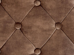 Beliani Upholstered Bench Roseville Velvet Dark Brown - thumbnail 7