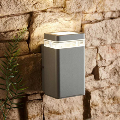 BillyOh Biard Silver Led Lighter Wall Light - Square Up - image 1