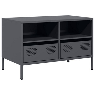 Berkfield Industrial Tv Cabinet Anthracite 68X39X43.5 Cm Cold-Rolled Steel - image 1