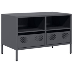 Berkfield Industrial Tv Cabinet Anthracite 68X39X43.5 Cm Cold-Rolled Steel