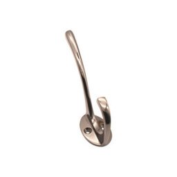Spira Brass Brass Coat Hook - 115mm Black Nickel