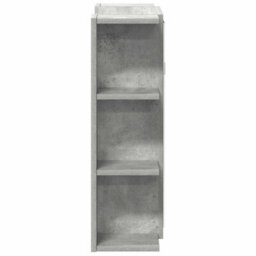 Walplus Bathroom Mirror Cabinet Concrete Grey 80X20.5X64 Cm Engineered Wood - thumbnail 5