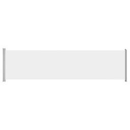Berkfield Patio Retractable Side Awning 600X160 Cm Cream - thumbnail 2