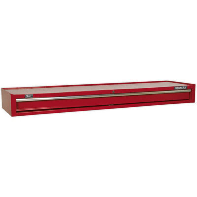 Durable 1 Drawer Lockable Tool Chest - 1665mm Red Storage Solution - image 1