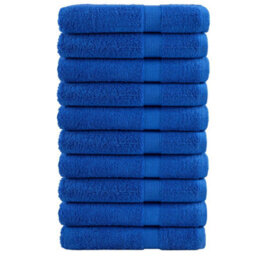 Berkfield Premium Sauna Towels Solund 10Pcs Blue 80X200Cm 600Gsm - thumbnail 1