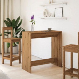 Berkfield Bar Table Artisan Oak 102X50X103.5 Cm Engineered Wood - thumbnail 3