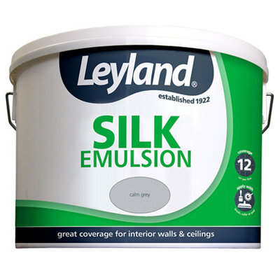 Leyland Calm Grey Silk Emulsion Paint