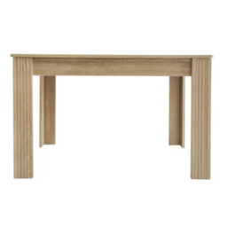 Btm 4 Seater Mdf Rectangle Dining Table, Modern Kitchen Café Table, Small Coffee Table, Oak Colored - thumbnail 9