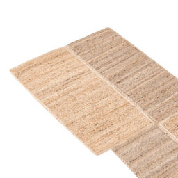 Wyld And Coco Casanova Jute Runner Rug Beige 80 X 300 Cm Asymmetrical Braided Hallway Runner - thumbnail 6