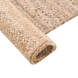 Wyld And Coco Casanova Jute Runner Rug Beige 80 X 300 Cm Asymmetrical Braided Hallway Runner - thumbnail 3