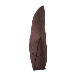 Living And Home Brown Cotton And Linen Triangular Tatami Headboard Cushion/pillow, 150Cm W X 20Cm D X 50Cm H - thumbnail 5