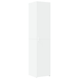 Berkfield Slim Storage Cabinet White 40X42.5X225 Cm Engineered Wood - thumbnail 6