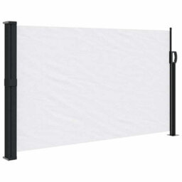 Walplus Retractable Side Awning Garden Sun Shade Canopy Gazebo For Back Door, Porch, Patio White 120X500 Cm - thumbnail 2