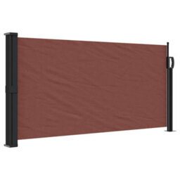 Walplus Retractable Side Awning Garden Sun Shade Canopy Gazebo For Back Door, Porch, Patio Brown 100X500 Cm - thumbnail 2