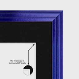 AK Frames 26X8 Purple Classic Multi Photo Frame With Black Mount - Holds 5 Apertures (5X) 6X4 Photos - thumbnail 7