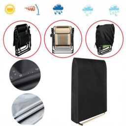 Folding Reclining Chair Cover Storage Bag Rattan Garden Sun Lounger Waterproof - thumbnail 3