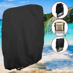 Folding Reclining Chair Cover Storage Bag Rattan Garden Sun Lounger Waterproof - thumbnail 4