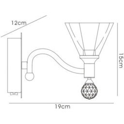 Luminosa Lighting Luminosa Neptune Wall Lamp G9 Polished Chrome - thumbnail 4