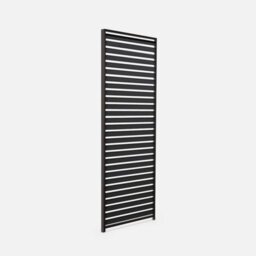 Sweeek. 130Cm Aluminium Shutters For Triomphe Louvered Pergola Shutter Anthracite 123X6X238 Cm - thumbnail 6