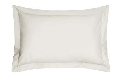 Smart Living Polycotton Oxford Percale Pillowcase Pair Non Iron - White