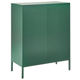 Beliani Chest Of Drawers Enago Metal Dark Green - thumbnail 8
